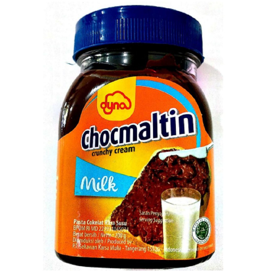 

Dyna Chocmaltin Crunchy Cream Milk / Peanut 200gr Ovomaltin Murah