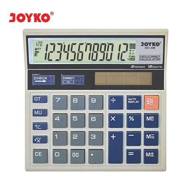 

Joyko CC-45 Calculator Kalkulator [12 Digits]