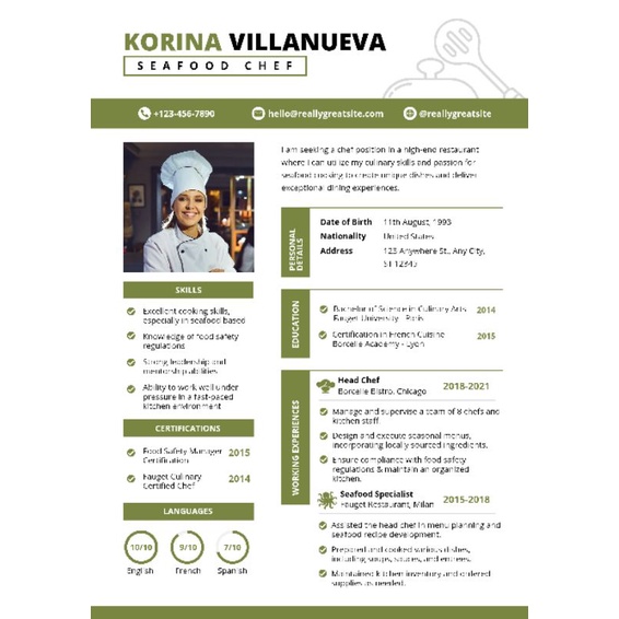 CV. Lamaran Kerja