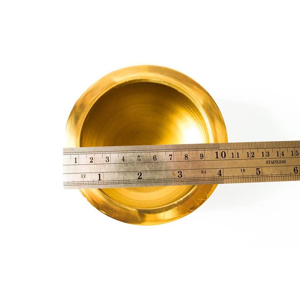 Tempat Bakar Dupa Hiolo P4 Polos Kuningan