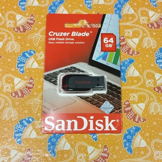 flashdisk sandisk 64GB usb flash drive 64GB cruzer blade sandisk 64GB