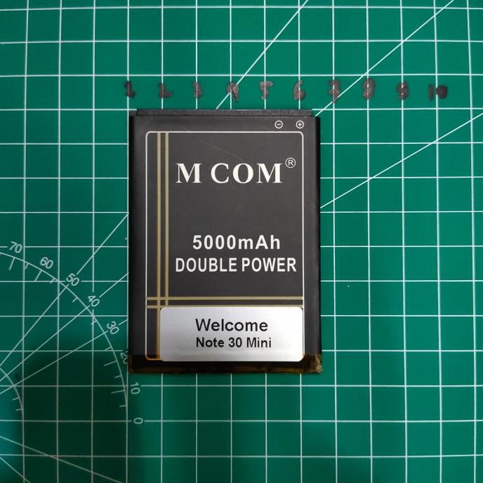 WELCOME NOTE 30 MINI baterai battrey batre batt battle mantul