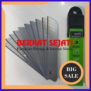 

REFILL / ISI ULANG Mata Pisau Cutter Kater Besar TEKIRO (isi 10 pcs) perkakas 54PR23
