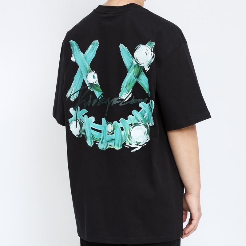 Ricky Is Clown Logo Green Black Tee