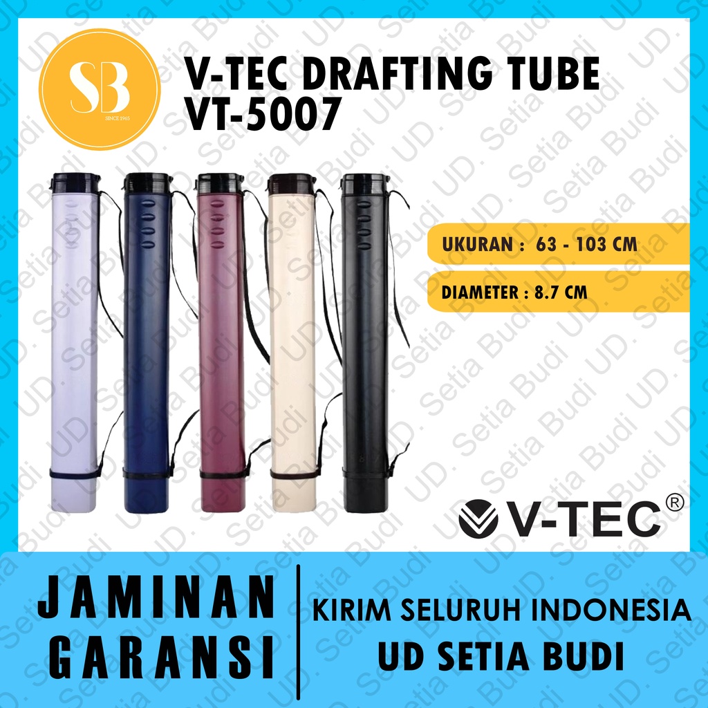 Tabung Gambar V-tec VT-5007 Kotak / Drafting Tube V-tec VT-5007 Kotak