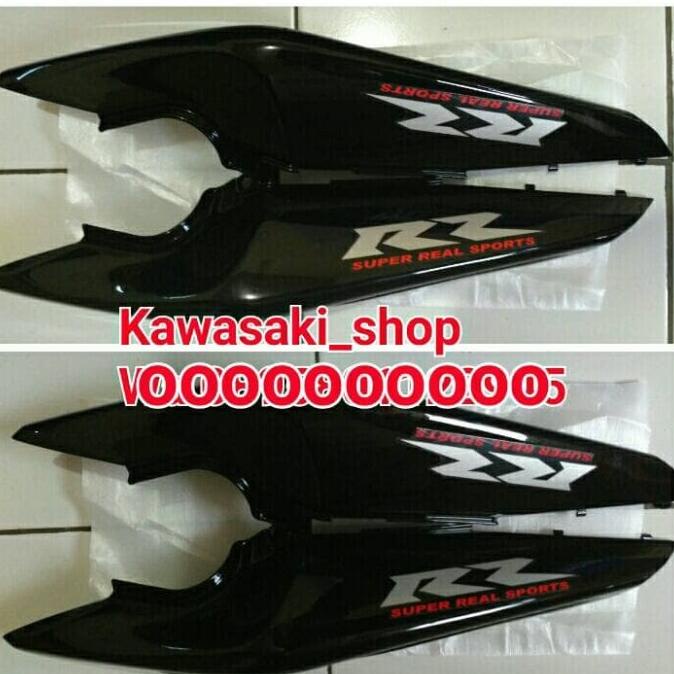 body belakang ninja rr new hitam / cover body belakang ninja rr new