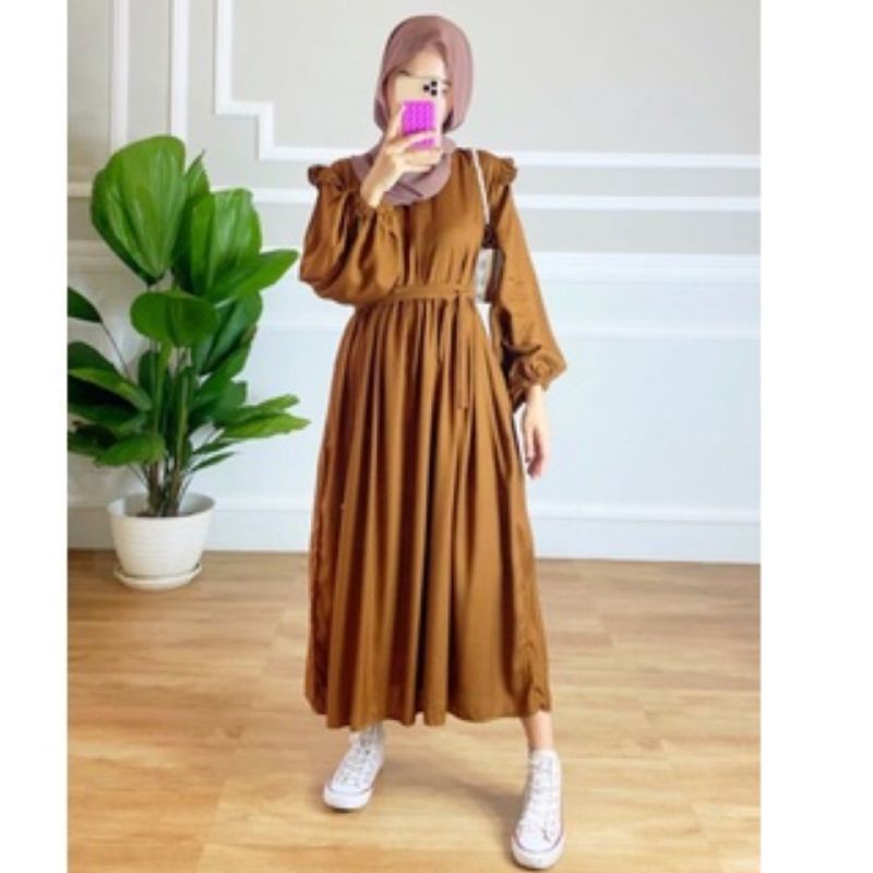 FARA MIDI midi terbaru size s m l xl xxl termurah/ baju gamis kondangan ukuran jumbo /dress remaja kekinian