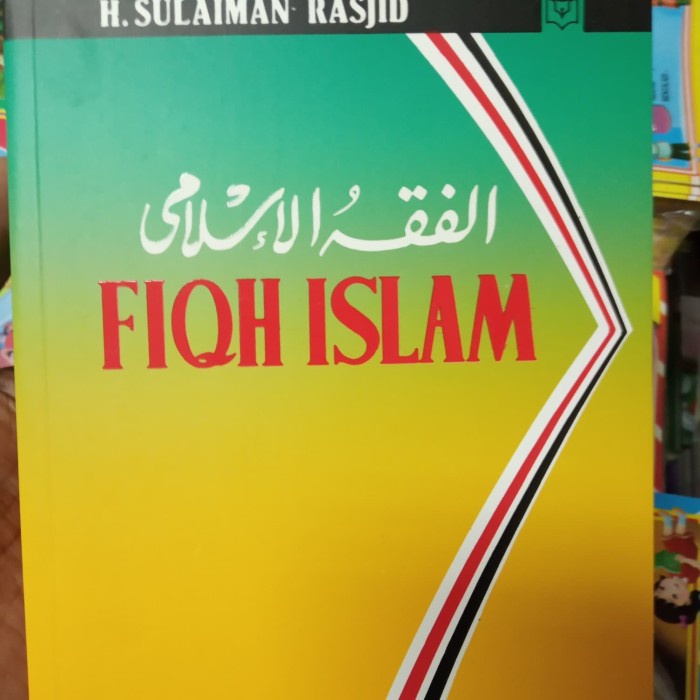 buku fiqih islam by sulaiman rasyid