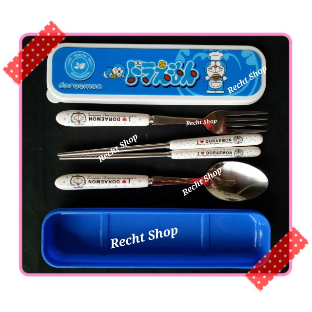 Sendok Garpu Sumpit Set Karakter Tr0450