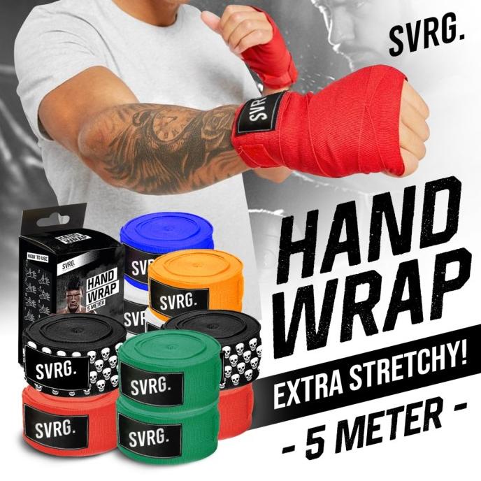 Svarga Hand Wrap 5 Meter - Handwrap Boxing - MMA - Muaythai