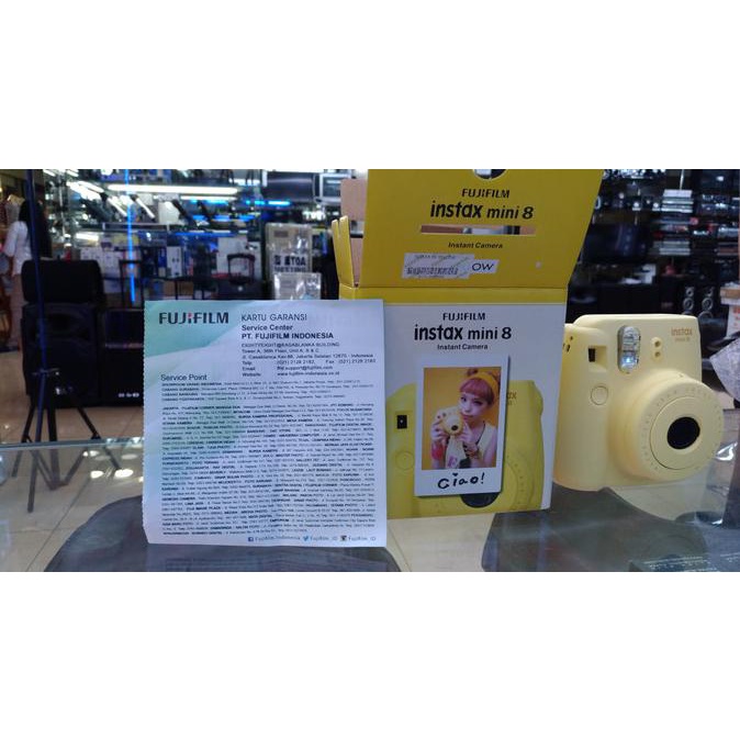 FUJIFILM INSTAX MINI 8 resmi fujifilm yellow
