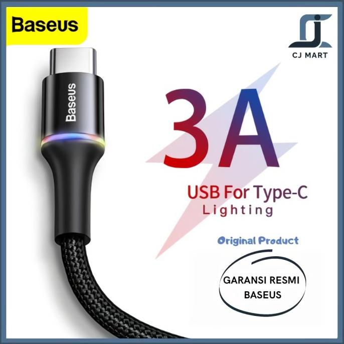 KABEL DATA LED BASEUS HALO FAST CHARGING TYPE C