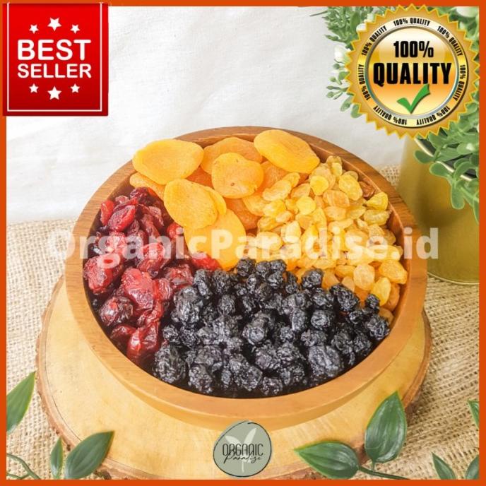 

Promo Mixed Dried Fruit 500 gr Premium Quality Organic Paradise