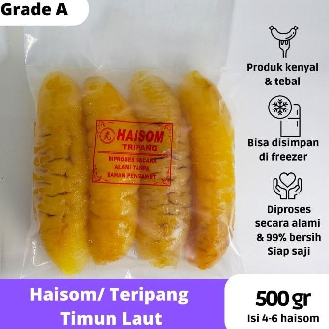 

Promo Teripang haisom gosok 500gr bangka belitung siap masak hoisem hai som