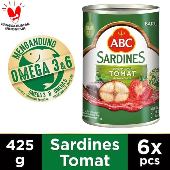 

Promo ABC Sarden Saus Tomat 425 g - Multipack 6 pcs