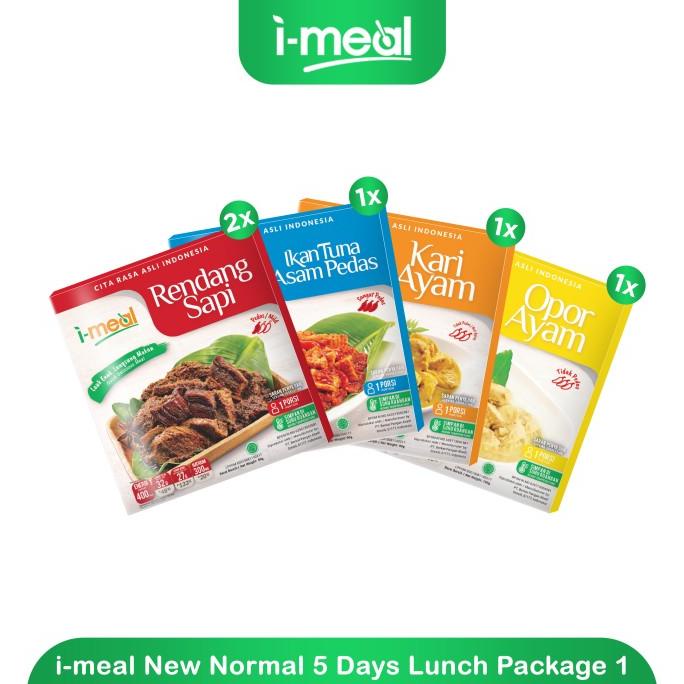 

Promo i-meal New Normal 5 days Lunch Package 1