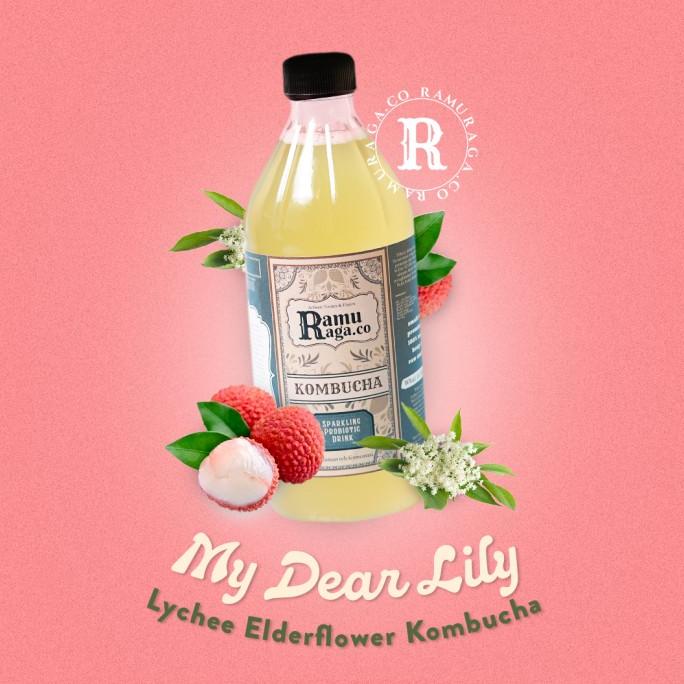 

Promo Lychee Elderflower Kombucha 1L Ramuraga Teh Fermentasi Probiotik Leci