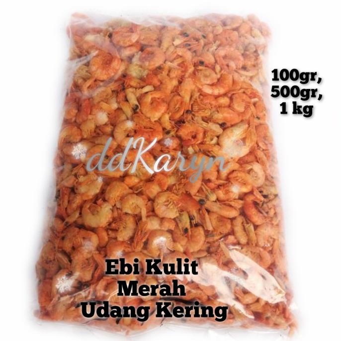 

Promo udang kering/ebi merah kulit 1kg