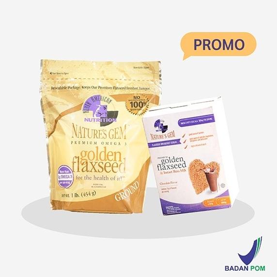 

Promo PAKET PROMO Golden Flaxseed Nature's Gem + Flaxseed