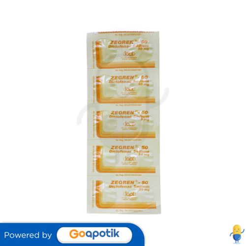 ZEGREN 50 MG STRIP 10 TABLET