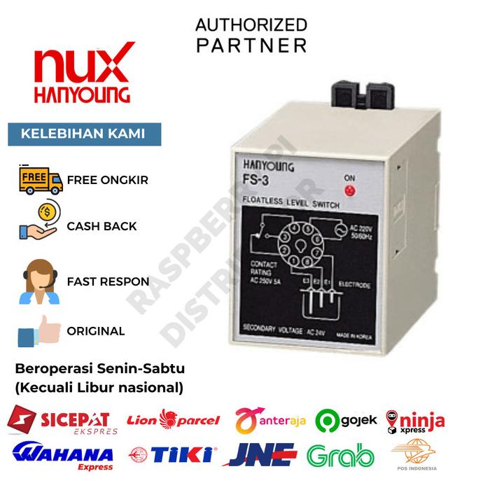 COD Floatless Level Switch Hanyoung - FS-3A FS-3 FS 3A Water Control FS3A