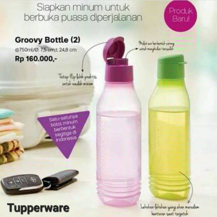 GROOVY BOTTLE TUPPERWARE TERBARU