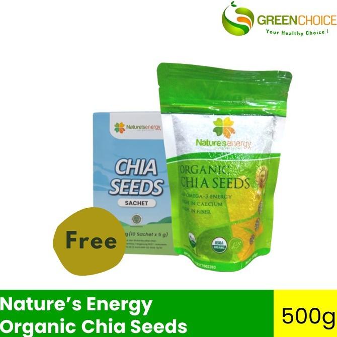 

Promo Nature's Energy Organic Chia Seeds 500gr