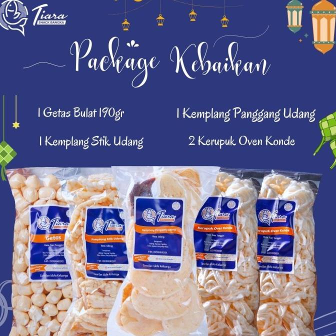 Promo Getas Bangka/Getas Tiara/Kemplang Kerupuk Oven/Tiara Snack Bangka