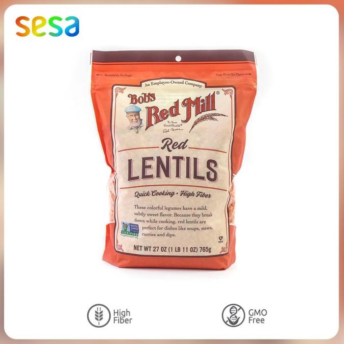 

Promo Bob's Red Mill - Red Lentils Beans 765g