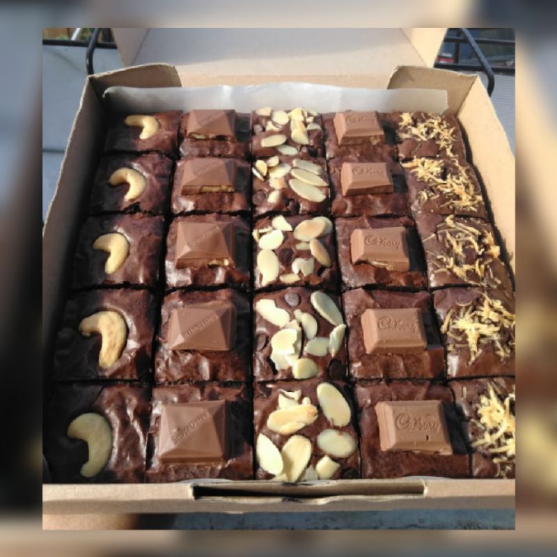 

brownies sekat kotak kotak