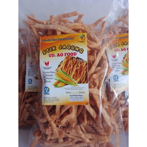 

Cemilan Stik Jagung Manis Khas Pasaman Barat, Sumbar