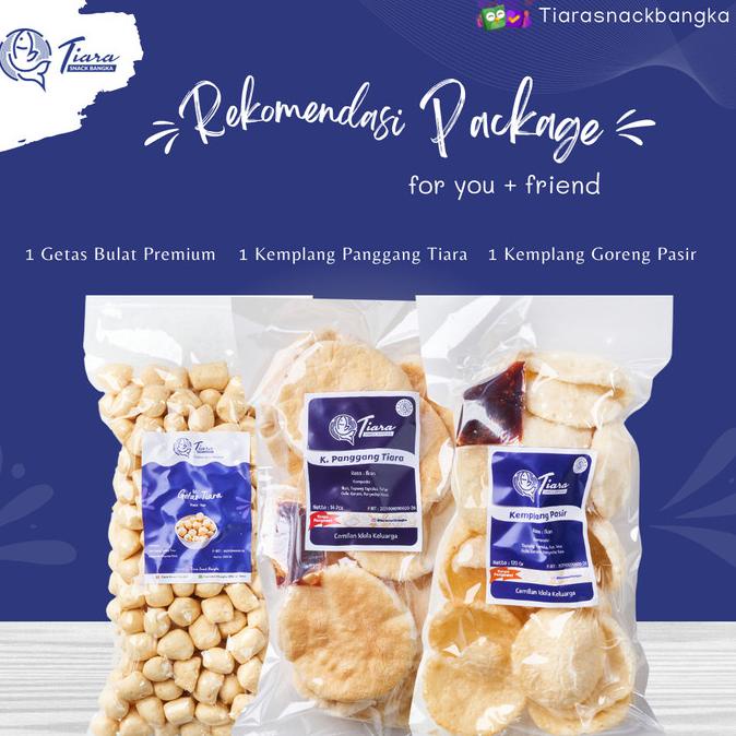 

Promo Package Snack Bangka/Kerupuk Tiara Snack Bangka/Getas/Kerupuk