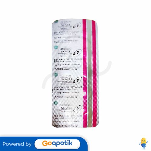 BISOPROLOL NOVELL 5 MG STRIP 10 TABLET