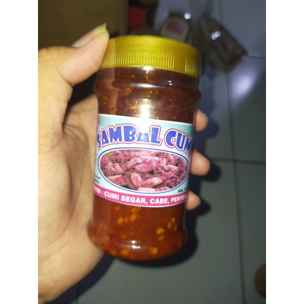 

Sambal Cumi Asli Rasa Pedas Nikmat Khas Kota Indramayu Kemasan Botol