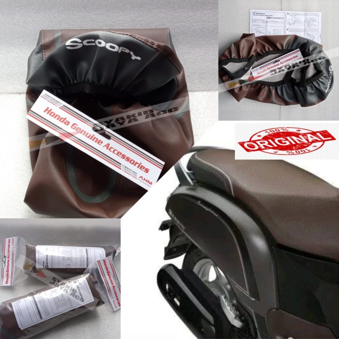 SARUNG JOK MOTOR/ SEAT COVER SCOOPY 2018 ORIGINAL