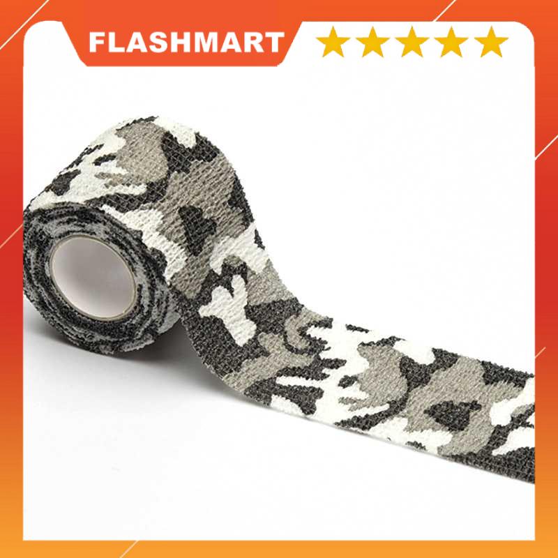 FLASHMART Camouflage Retractable Tape Hunting Survival Kit Lakban - H10