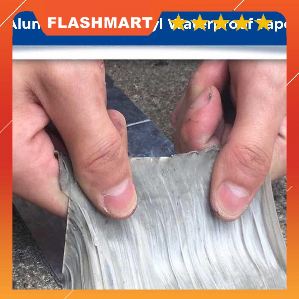 FLASHMART Lakban Aluminium Foil Butyl Waterproof 15 cm x 10 M - LS549