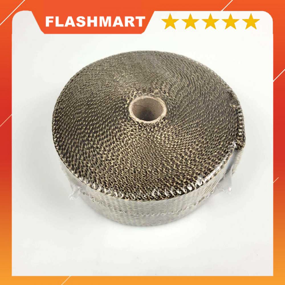 FLASHMART Exhaust Wrap Lakban Peredam Panas Knalpot 10m - MP-001