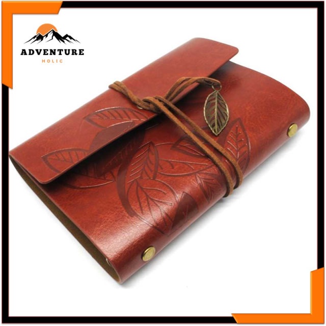 

PHANTACI Buku Catatan Binder Kulit Retro Leaf Kertas B7 - BSD666 - AHPR ADHB