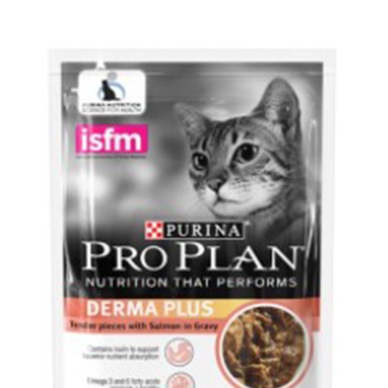 Pro Plan 85 Gr Makanan Kucing Basah Adult Derma Salmon