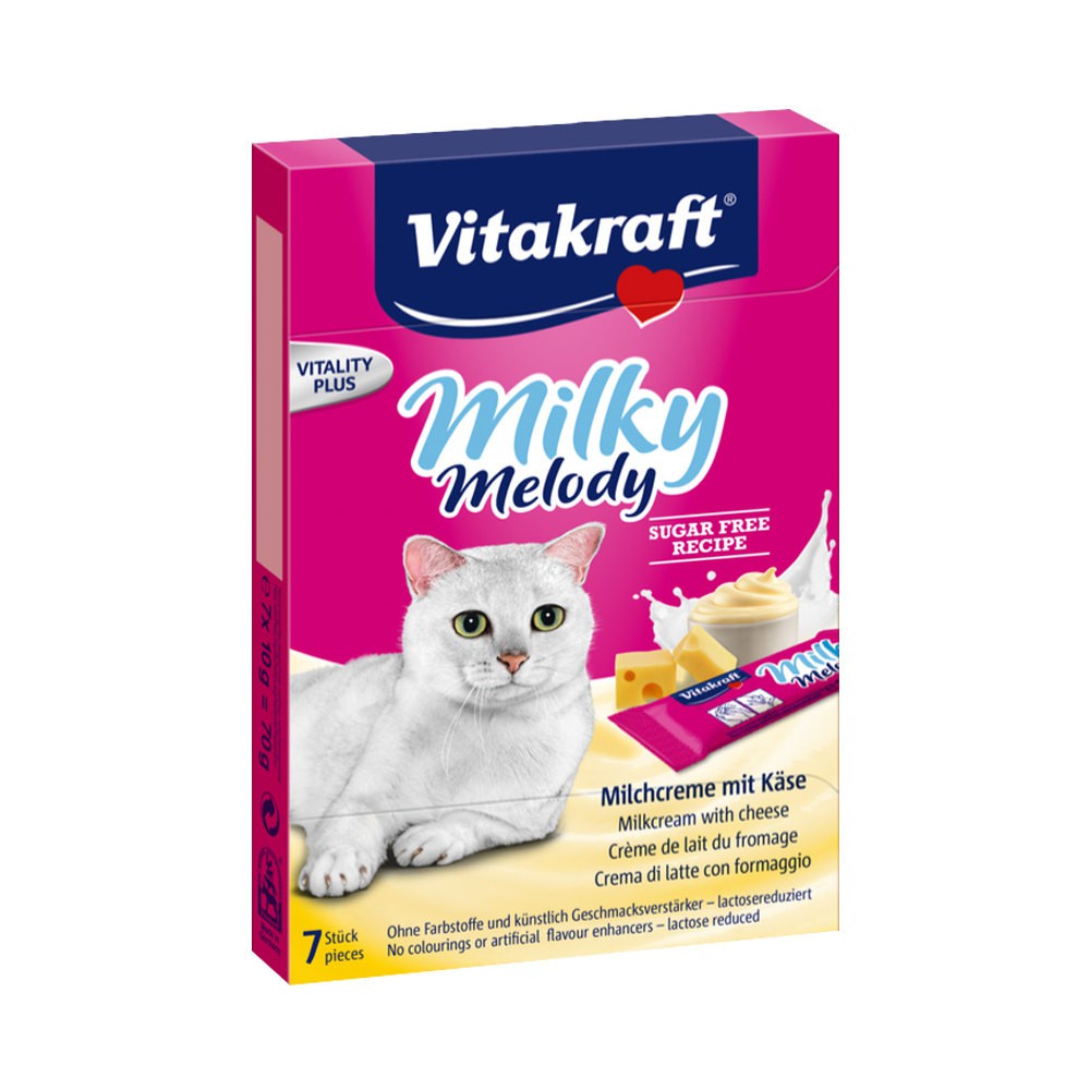 Vitakraft Camilan Kucing Milky Melody Cheese 70 Gr