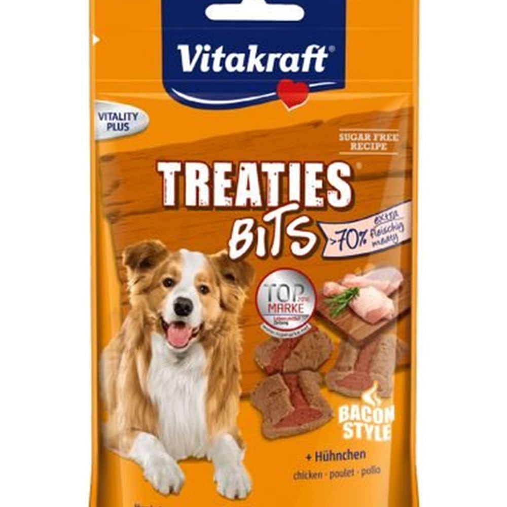 Vitakraft Camilan Anjing Treaties Bits Chicken Bacon