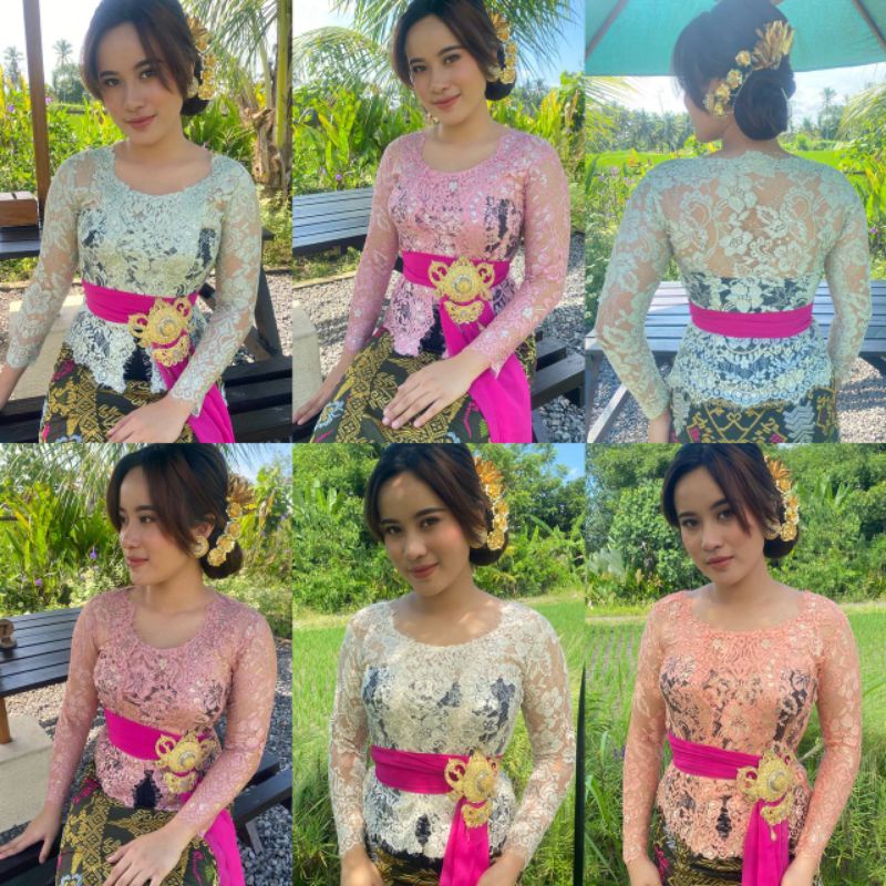 Kebaya Bali By Ani Kebaya Semi Metalic Swarovski