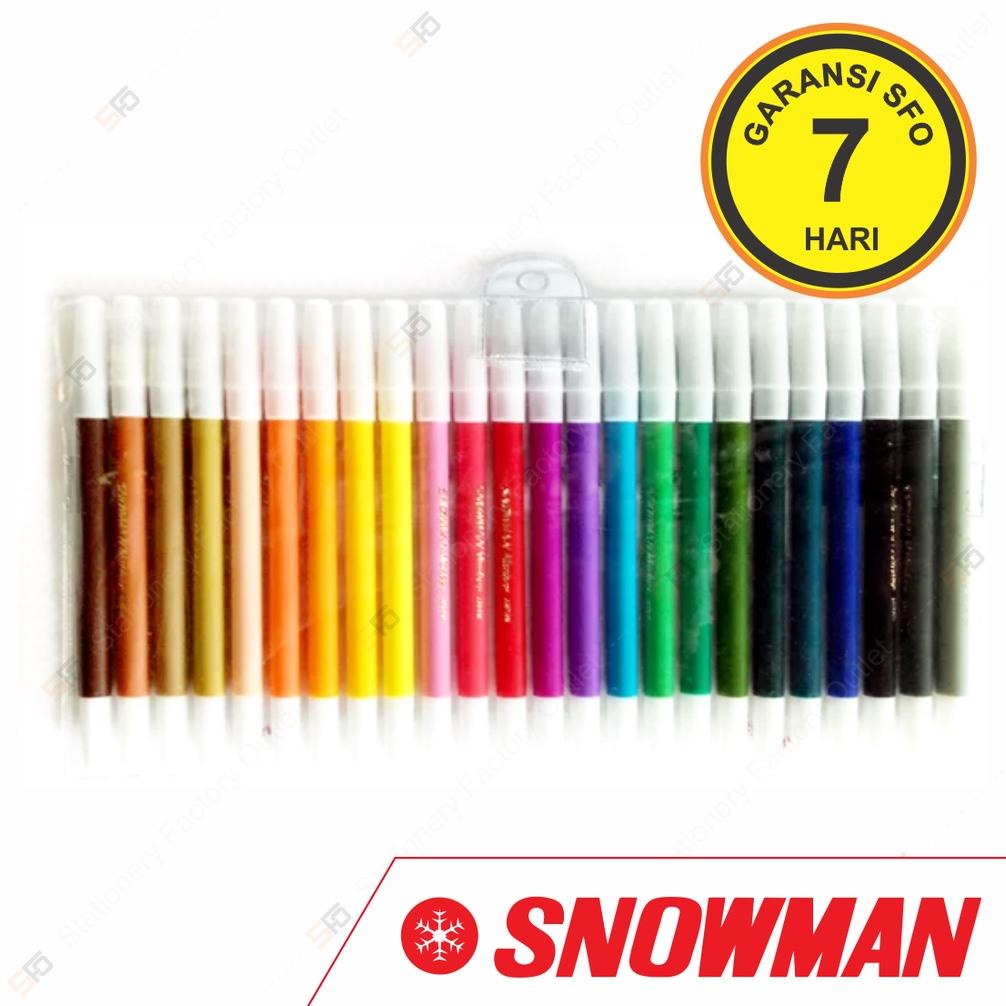 

Cuci Gudang Spidol Snowman Kecil Isi 24