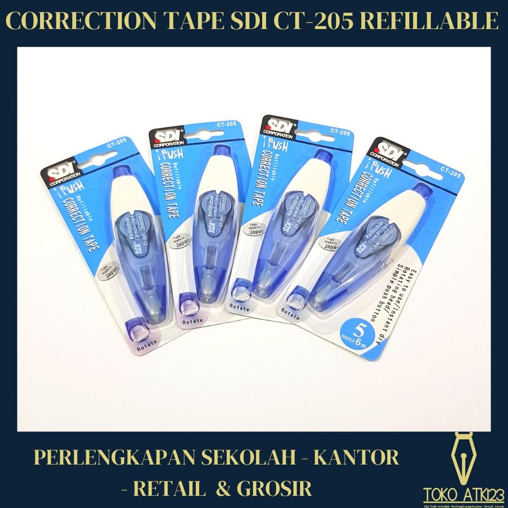 

Viral Correction Tape / Stipo Kertas Sdi Ct-205 Refillable