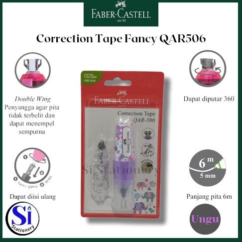 

Promo Habis Correction Tape Faber Castell Qar-506 Motif + 1 Refill