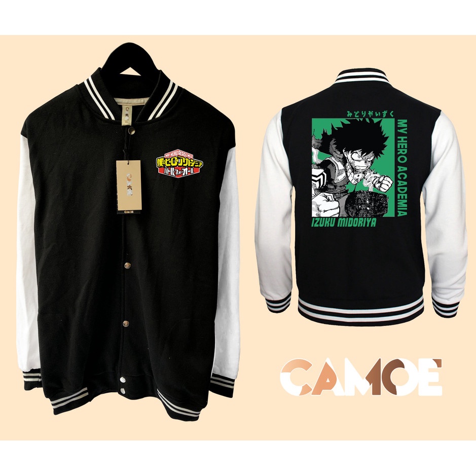 Jaket Baseball Varsity Anime My hero Academia deku izuku Japan