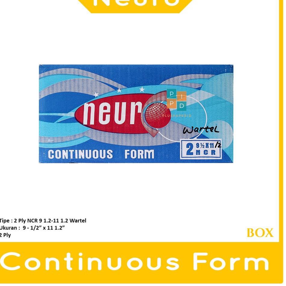 

Hadir Pilihan NEURO - Continous Form 2 Ply 91/2 x 11/2 ( K2 Wartel ) - Box