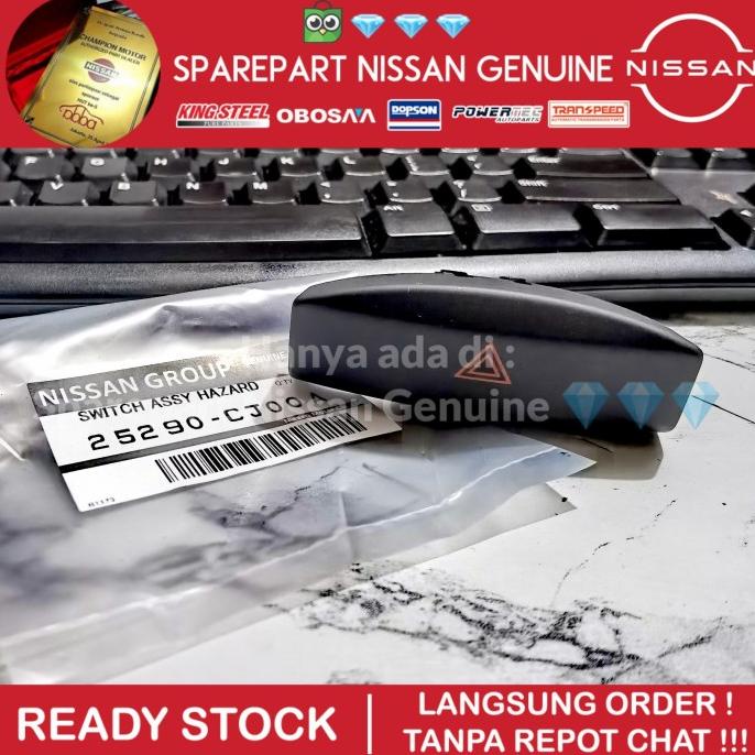 Livina L10 L11 Switch Tombol Hazard Darurat Segitiga Merah ORI NISSAN