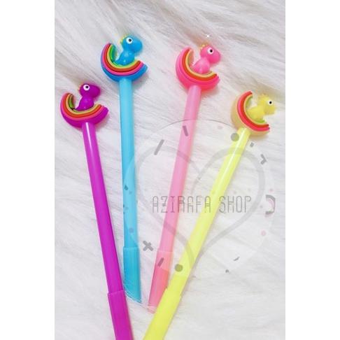 

Viral 1 Lusin Pulpen Gel Dino Pelangi Lucu Imut / Bolpen Gel Karakter 12Pc /
